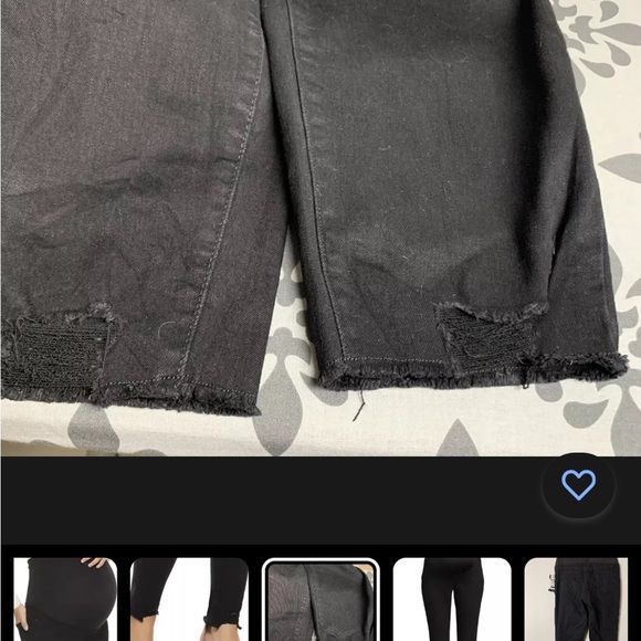 Sofia Jeans by Sofia Vergara Women's Maternity Curvy Jeans with Full Belly Sz 18 - Picture 6 of 12